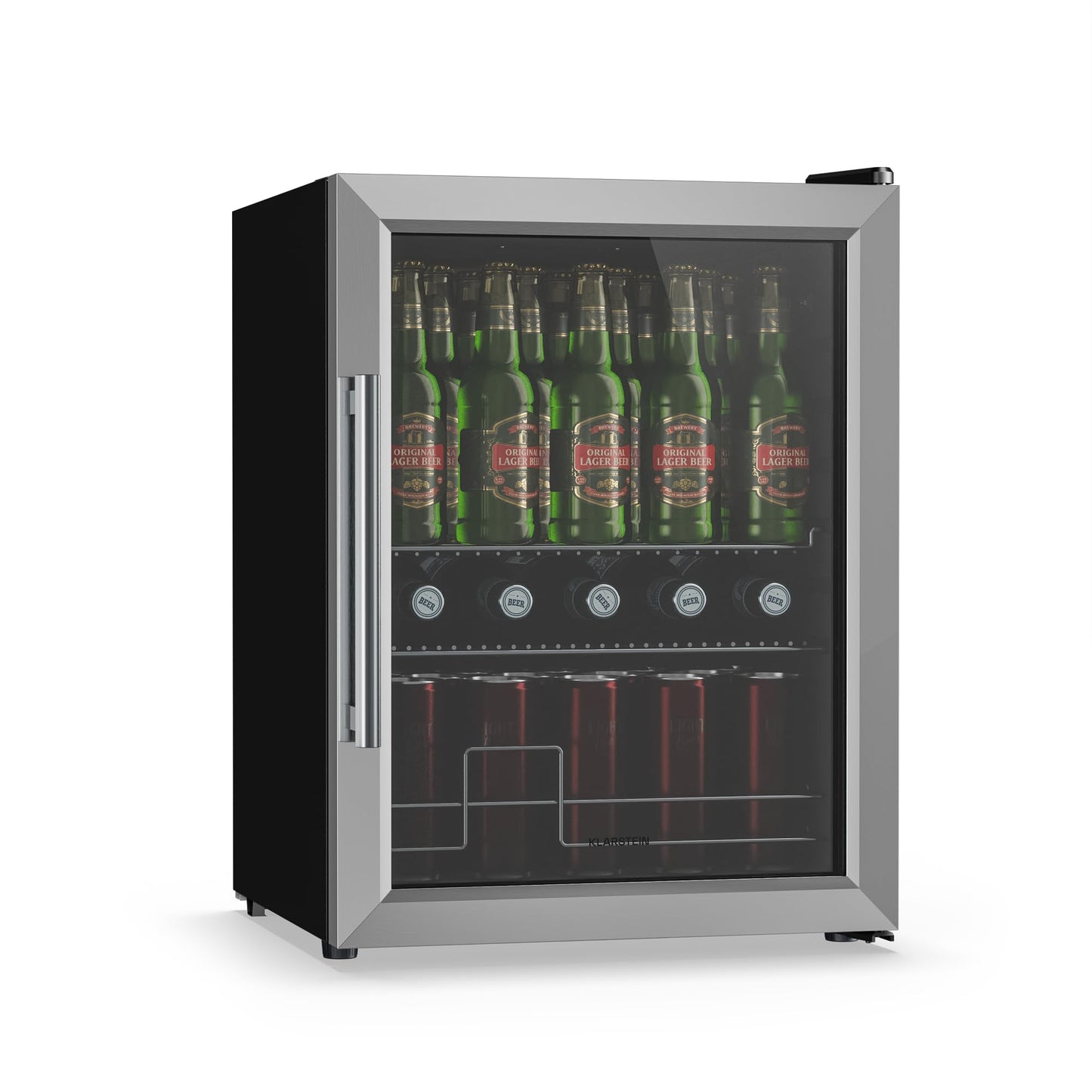 KLARSTEIN “Beersafe” – Mini frigorifero per bevande, minibar silber - 65 Liter