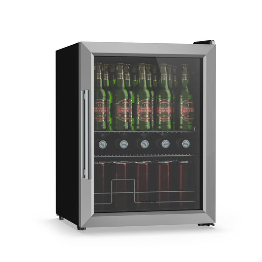 KLARSTEIN “Beersafe” – Mini frigorifero per bevande, minibar silber - 65 Liter